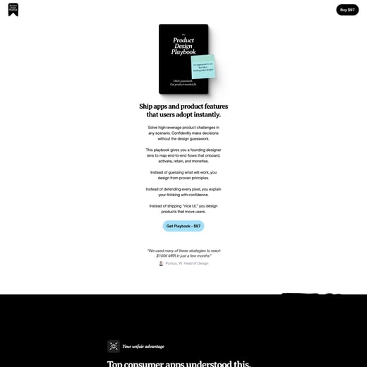 Product Design Playbook