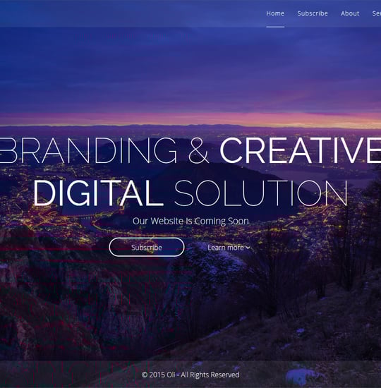 Oli Template Thumbnail Preview