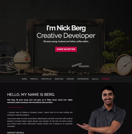 Berg Template Thumbnail Preview