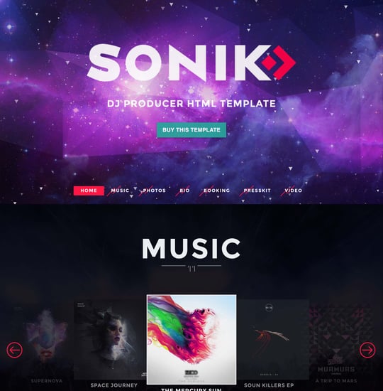 Sonik Template Thumbnail Preview