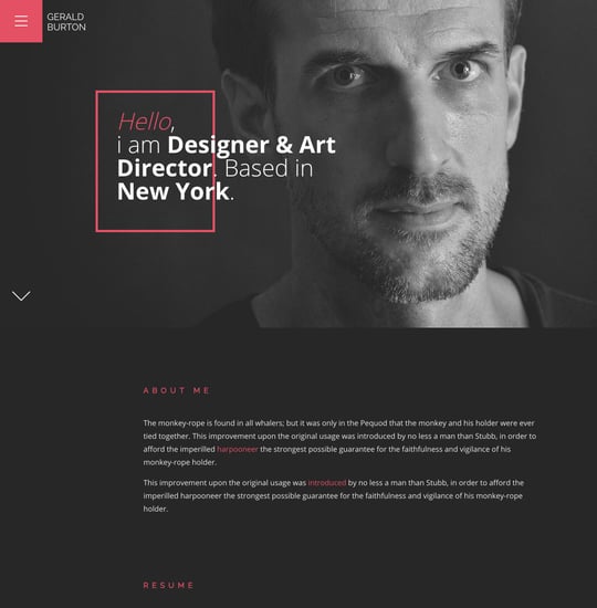 Burton Template Thumbnail Preview