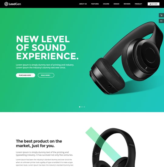 LeadGen Template Thumbnail Preview