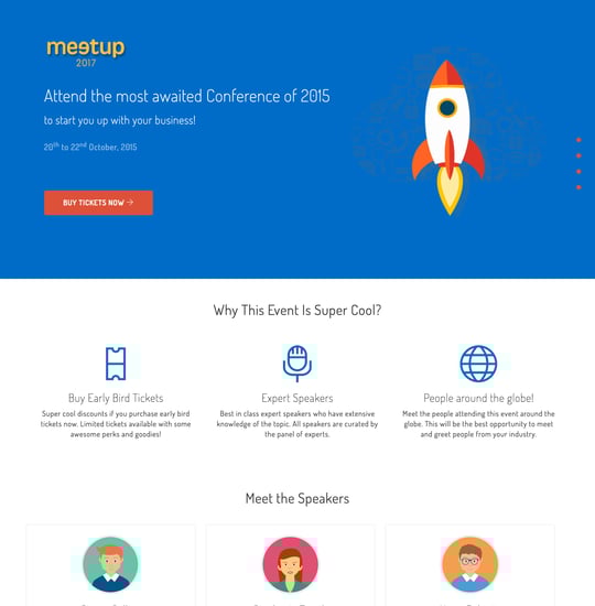 Meetup Template Thumbnail Preview