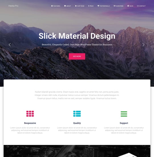 Hestia Pro Template Thumbnail Preview
