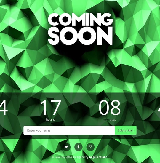 LowPoly Template Thumbnail Preview
