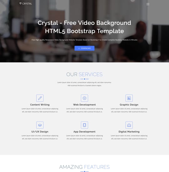 Crystal Template Thumbnail Preview