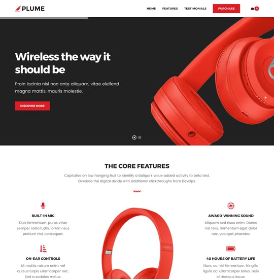 Plume Template Thumbnail Preview