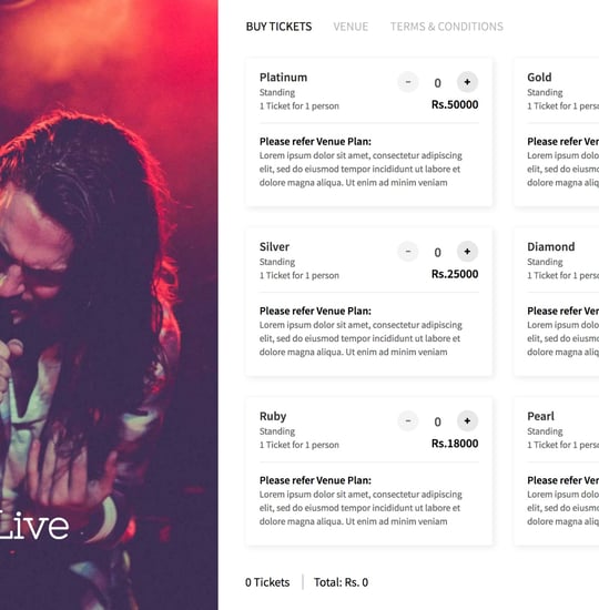 Stage Template Thumbnail Preview