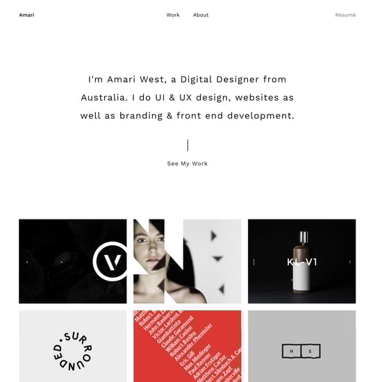 Amari Template Thumbnail Preview