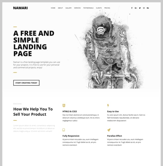 Namari Template Thumbnail Preview