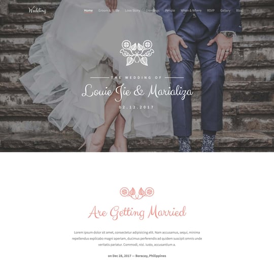 QB Wedding Template Thumbnail Preview