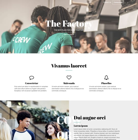 Factory Template Thumbnail Preview