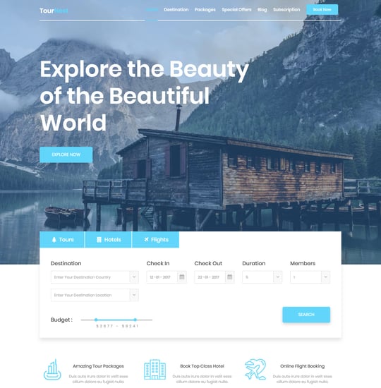TourNest Template Thumbnail Preview