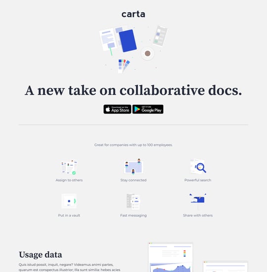 Carta Template Thumbnail Preview