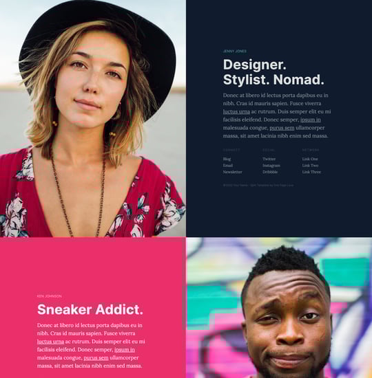 Split Template Thumbnail Preview