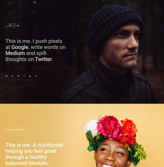 Me Template Thumbnail Preview