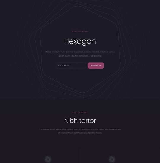 Hexagon Template Thumbnail Preview