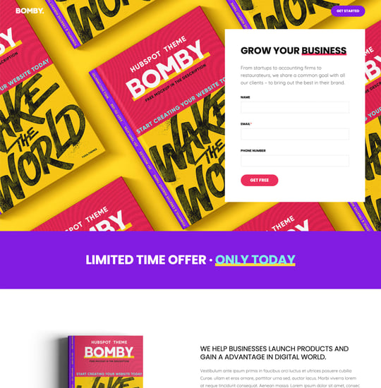 Bomby Ebook Template Thumbnail Preview