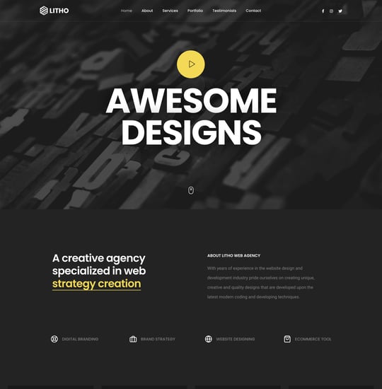 Litho Template Thumbnail Preview