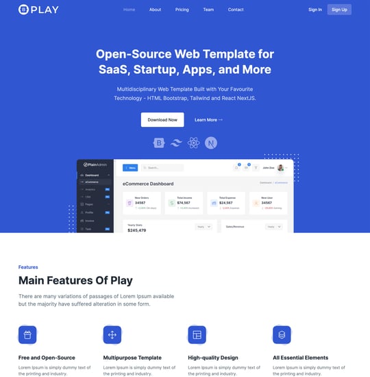 Play Template Thumbnail Preview