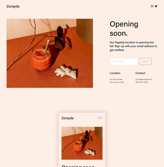 Zorayda Template Thumbnail Preview