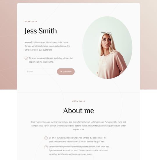 Jess Smith Template Thumbnail Preview