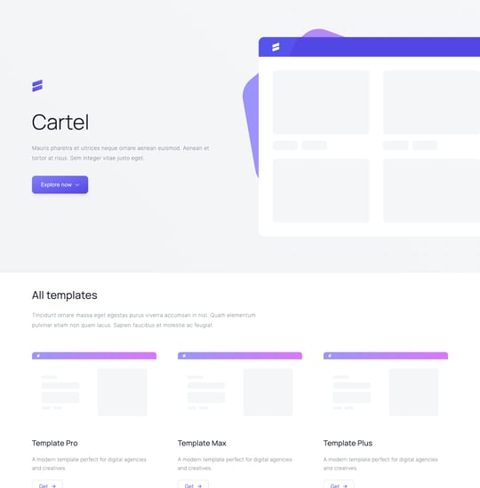 Cartel Template Thumbnail Preview