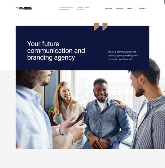 Warren Template Thumbnail Preview