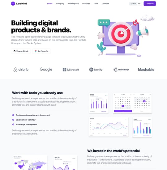 Landwind Template Thumbnail Preview
