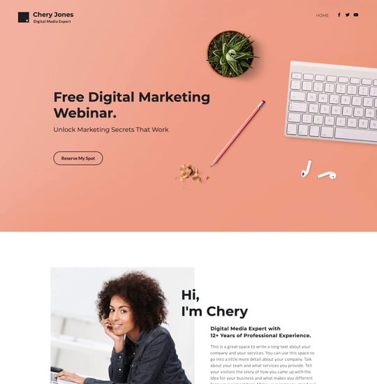 Chery Jones Template Thumbnail Preview