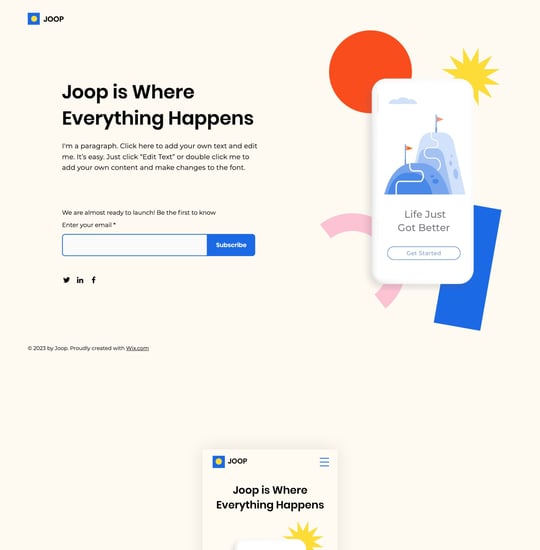 Joop Template Thumbnail Preview