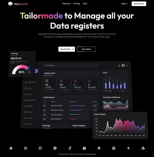 Vancouver Template Thumbnail Preview