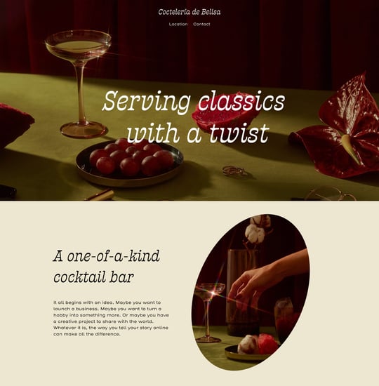 Belisa Template Thumbnail Preview