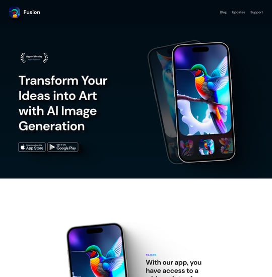 Fusion Template Thumbnail Preview