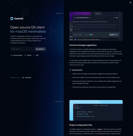 Commit Template Thumbnail Preview