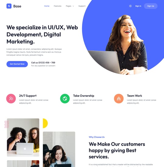 Base Template Thumbnail Preview