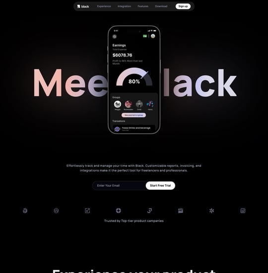 Black Template Thumbnail Preview