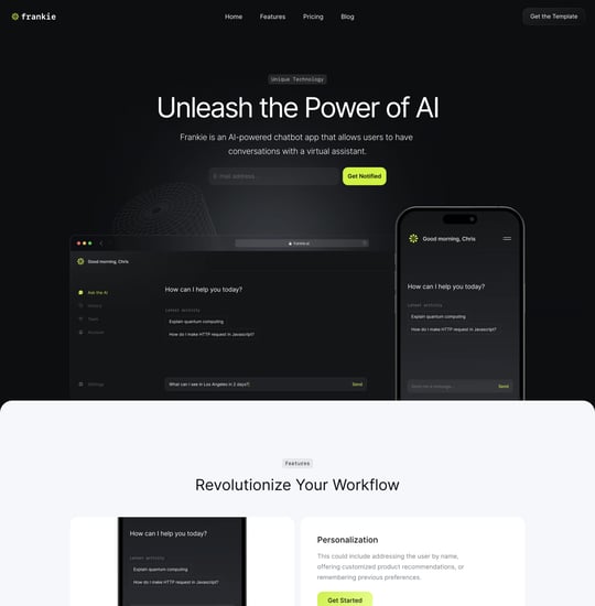 Frankie Template Thumbnail Preview