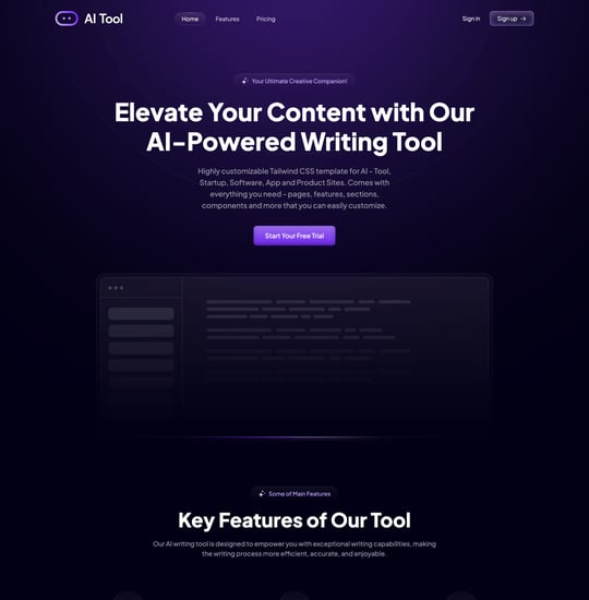 AI Tool Template Thumbnail Preview