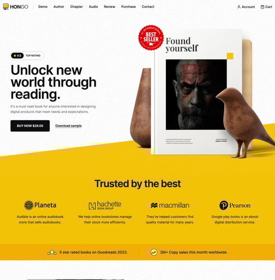 Hongo Template Thumbnail Preview