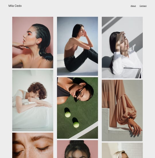 Mila Template Thumbnail Preview