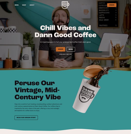 Dann Good Coffee Template Thumbnail Preview