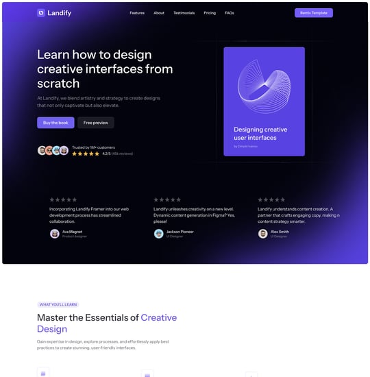 Landify Template Thumbnail Preview