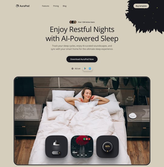 Aurapod Template Thumbnail Preview