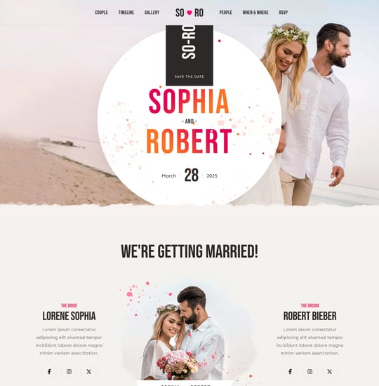 Crafto Wedding Template Thumbnail Preview