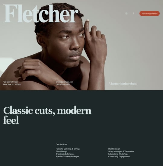 Fletcher Template Thumbnail Preview