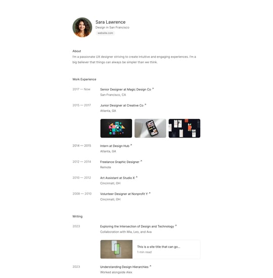 Read.cv Template Thumbnail Preview