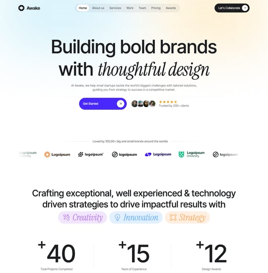 Awakee Template Thumbnail Preview