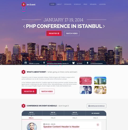 im Event Template Thumbnail Preview