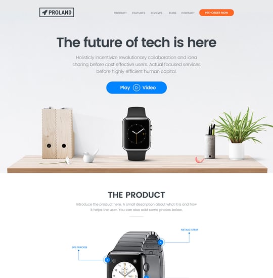 Proland Template Thumbnail Preview
